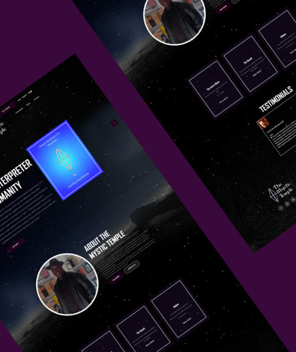 Custom Website Design - Web Development Portfolio Project